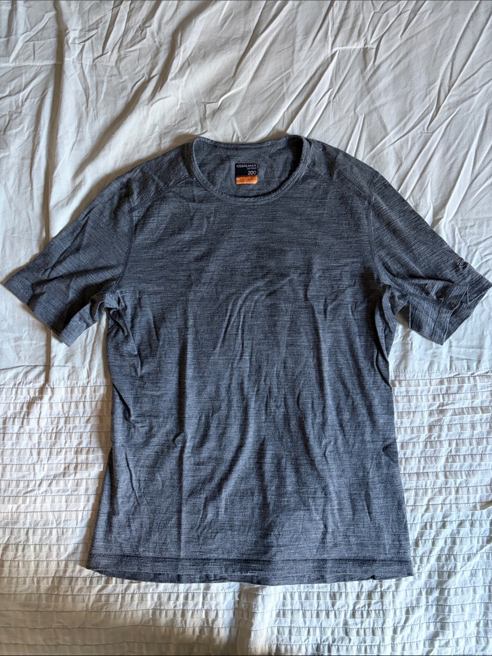Icebreaker Men's Short Sleeve Crew Tee - Charcoal Gray